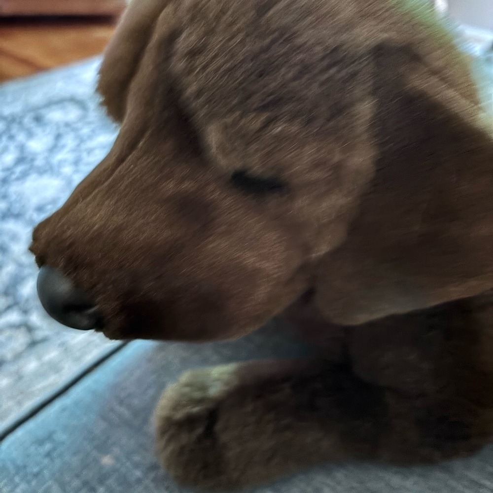 Plush Brown Dog Toy - Chocolate Lab